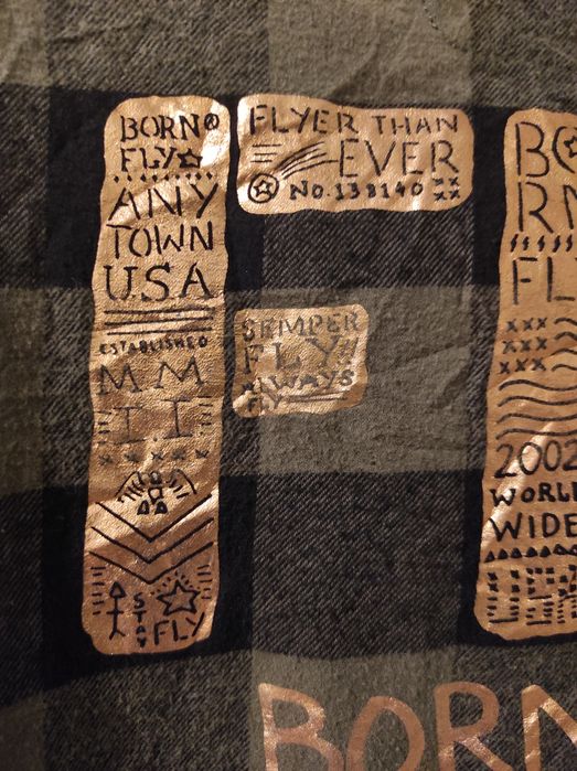 Koszula w kratę Born Fly damska rozmiar L