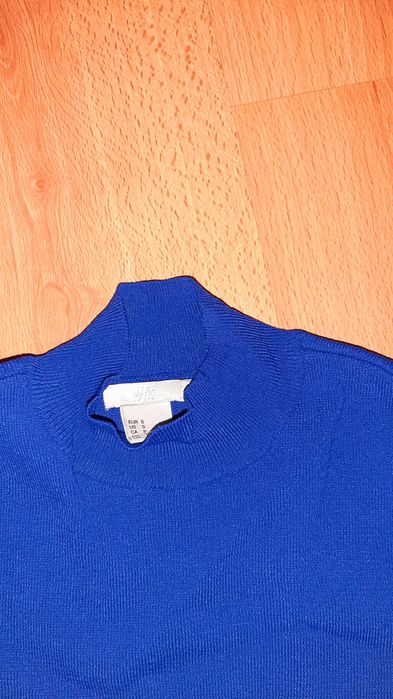 Bluzka sweter szafirowy S