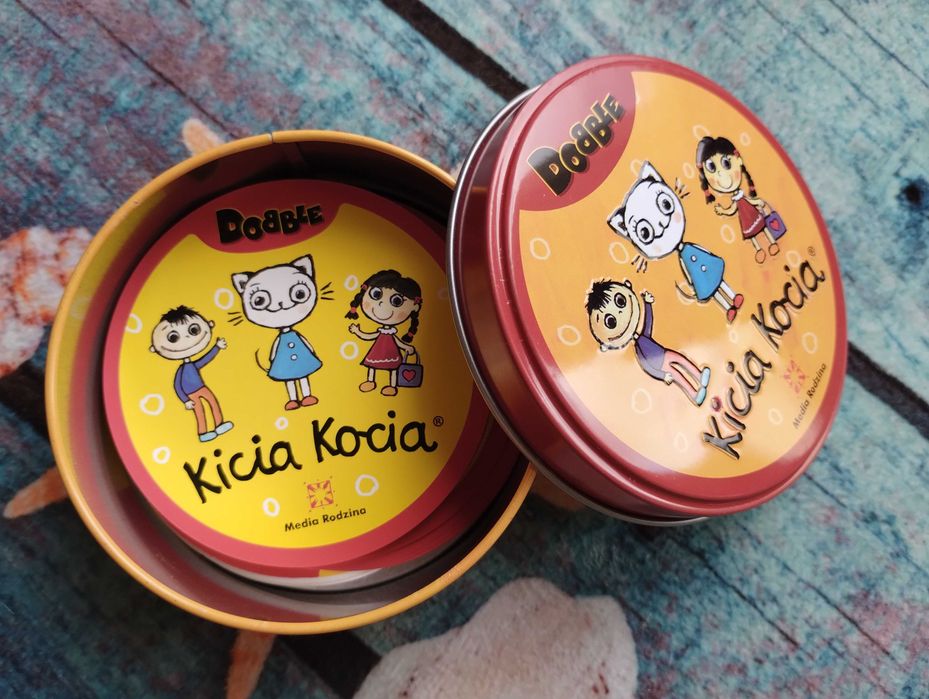 Gra karciana prezent dla dzieci Kicia Kocia Dobble BOX