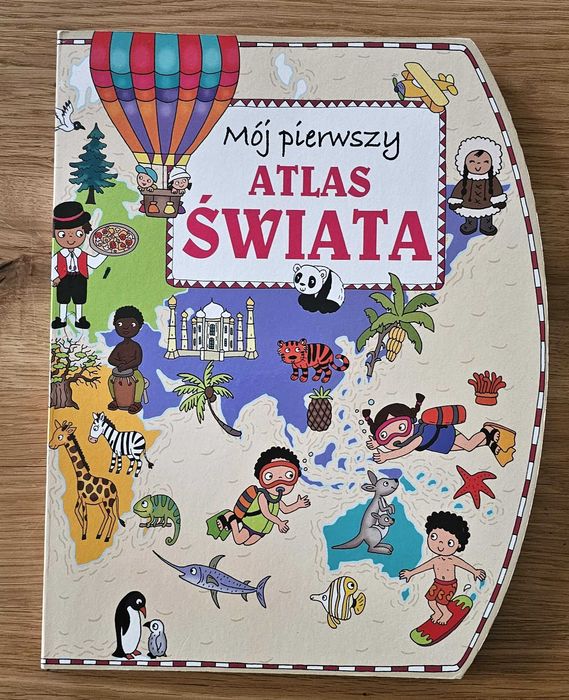 Książeczka dla dzieci Mój pierwszy atlas świata