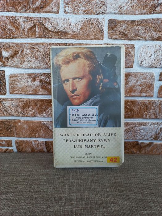 Kasety vhs wideo video. Poszukiwany żywy lub martwy VHS.