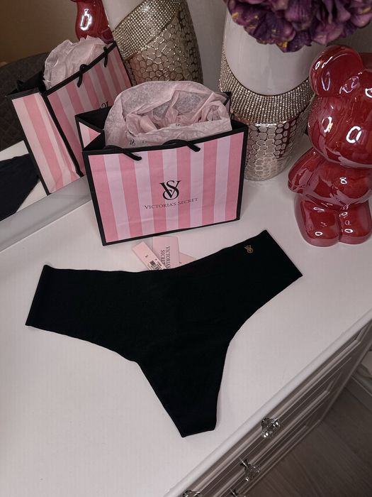 Majtki 40 L  VS Victoria’s Secret czarne bezszwowe nowe