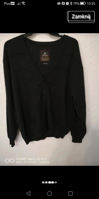 Męski sweter rozpinany