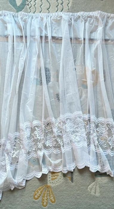 Komplet firanek okna balkon jak nowe