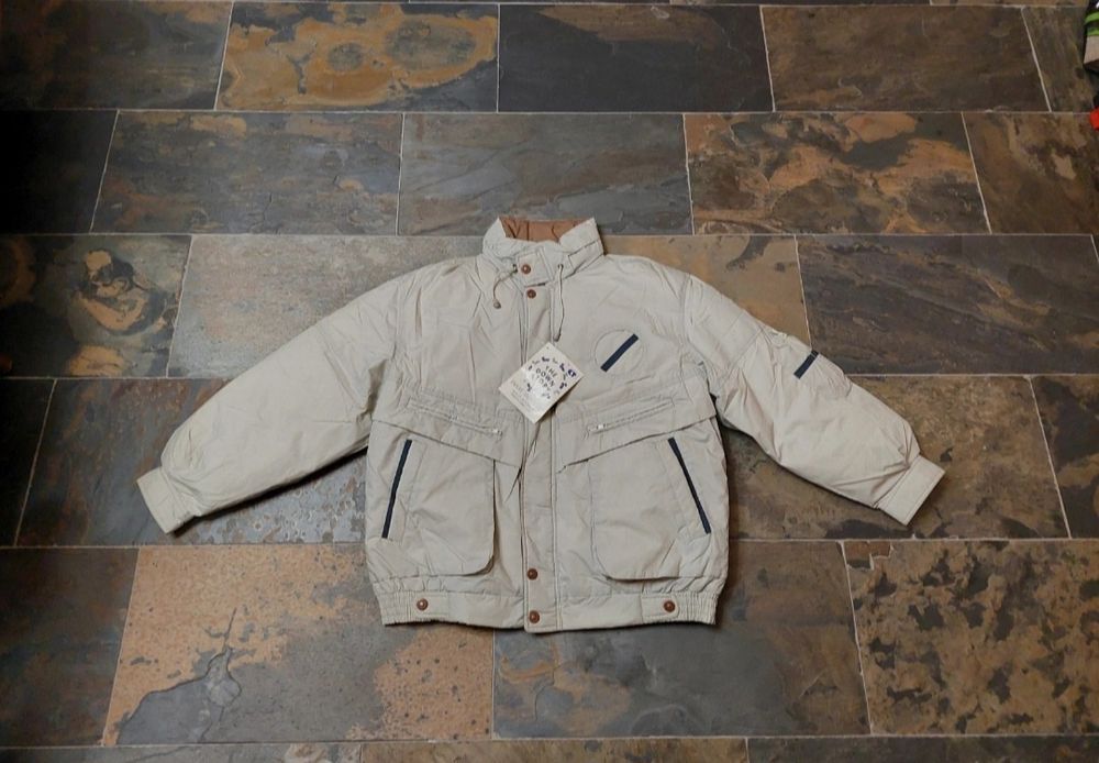 Kurtka Great Outdoor Cor Tex L kacze pierze naturalne szara nowa