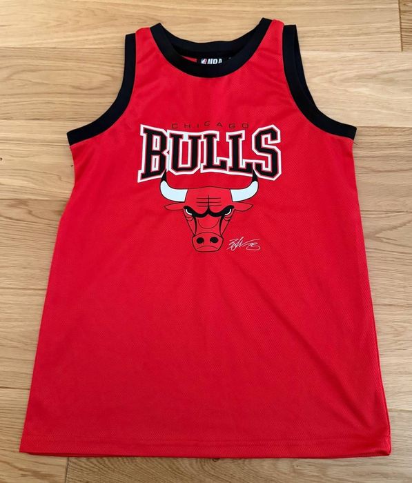 Червона баскетбольна майка бренду NBA Chicago Bulls на 11-12 років