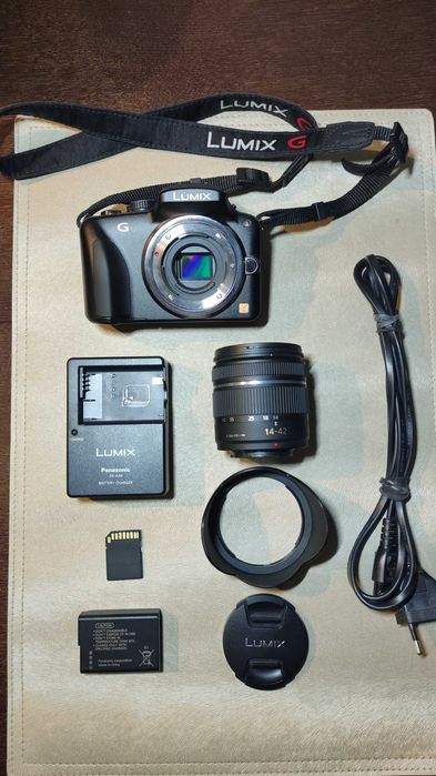 Aparat Panasonic Lumix DMC-G3, komplet, bezlusterkowiec