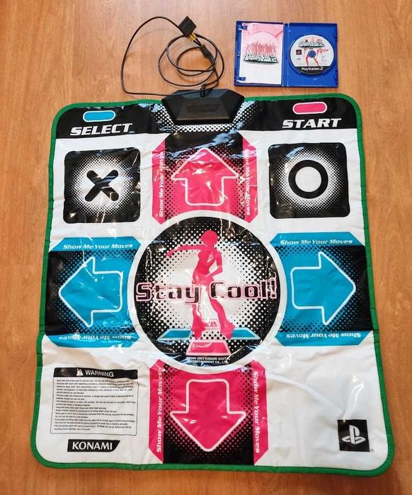 Pack PlayStation 2 jogo Dancing Stage SuperNova 2 + palco de dança