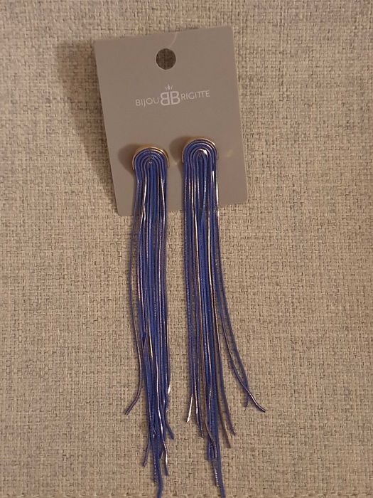 Długie fioletowe kolczyki Bijou Brigitte