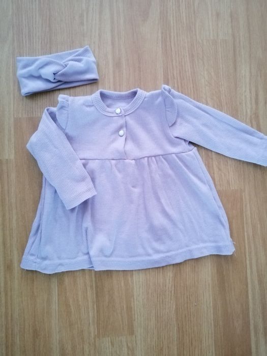 Плаття в рубчик для маленької принцеси