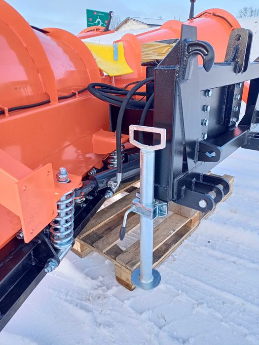 Pług śnieżny komunalny solidny marki Polskiej ATMP 3,0m ze ślizgami