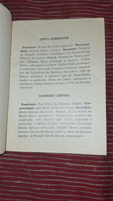 Sessão movimento de unidade democrática 1946 raro