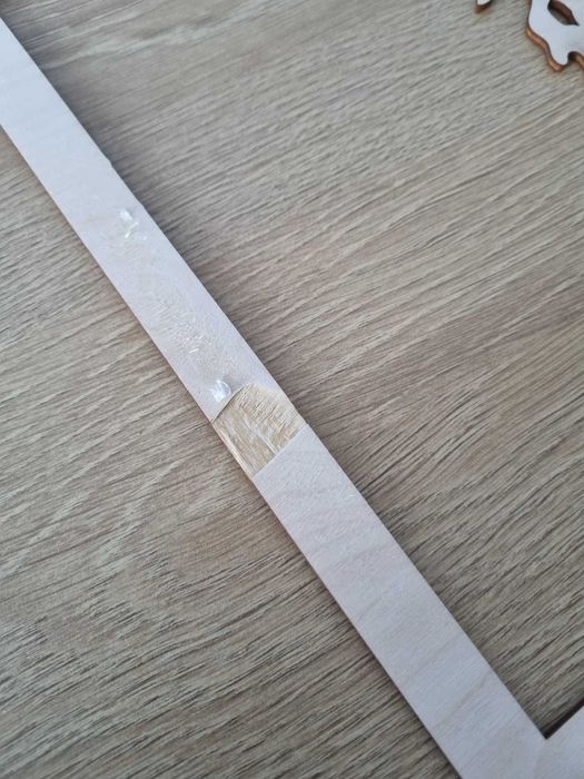 Tryptyk obraz wypalany w drewnie drzewo las