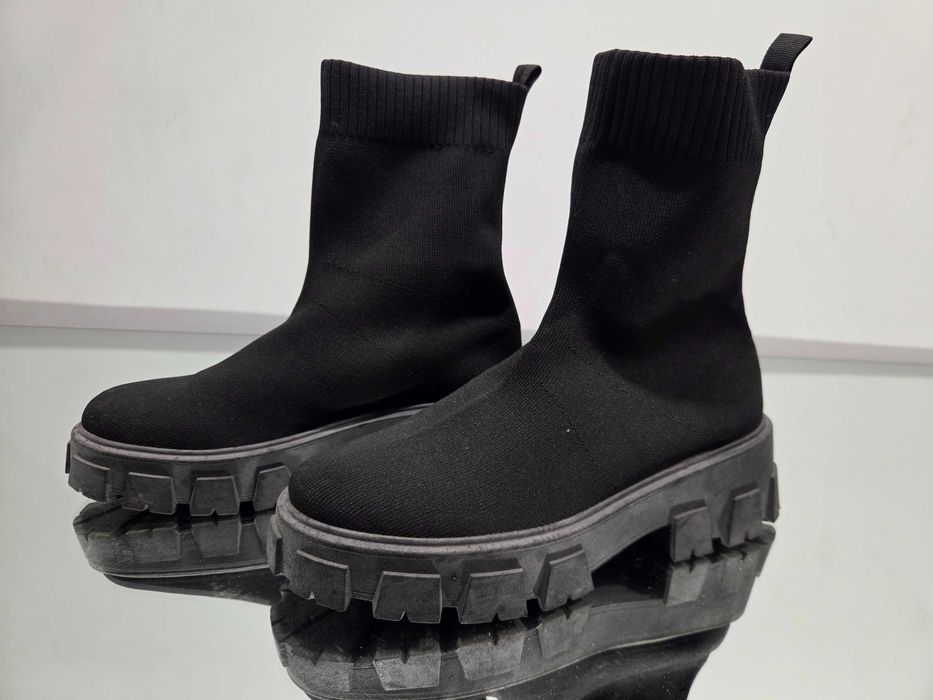 Nowe botki "skarpetkowe" r.41  27,5 cm