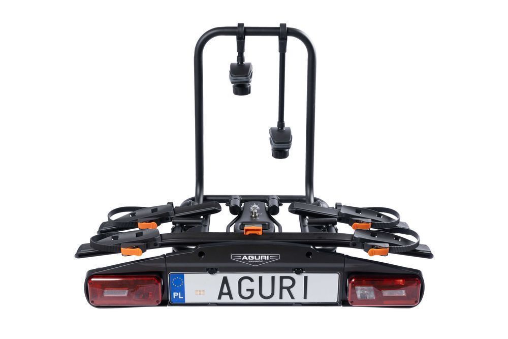 Bagażnik Platforma rowerowa hak Aguri ACTIVE BIKE PRO 4 Rowery Czarny