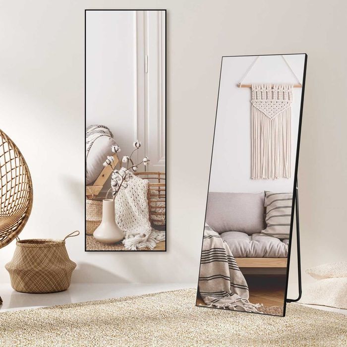 Nowe stojące lustro / lusterko / 40x150CM / HORLIMER / czarne !R196!