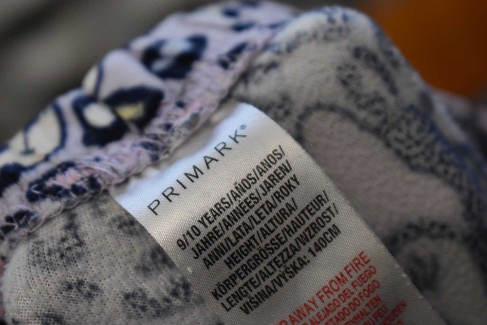 Spodnie piżama 134 140 Myszka Minnie dresowe welurowe dresy wygodne