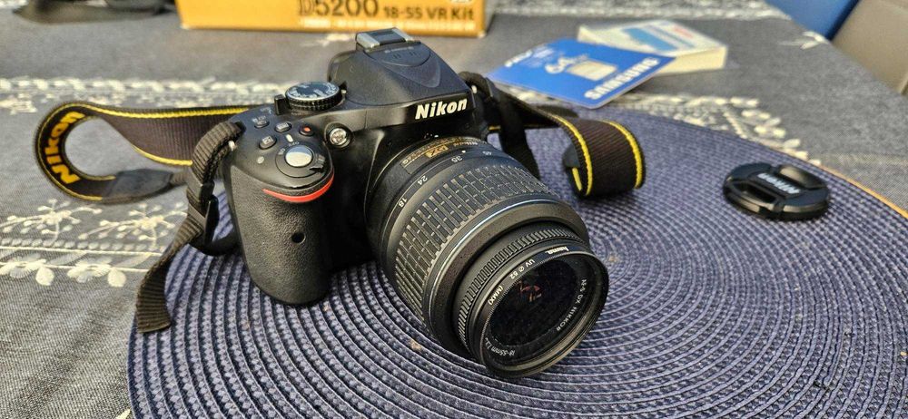 Nikon D5200 + 2 obiektywy + 2 torby + akcesoria