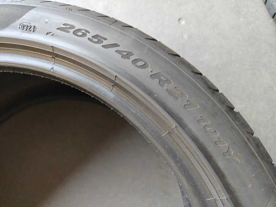 2шт R21 265 40 шини літні Pirelli PZero пара вживаних автомобільних шин в доброму стані