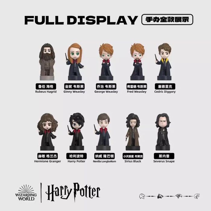 Подарунковий бокс з випадковими міні-фігурками по світу Гаррі Поттера Harry Potter Hogwarts