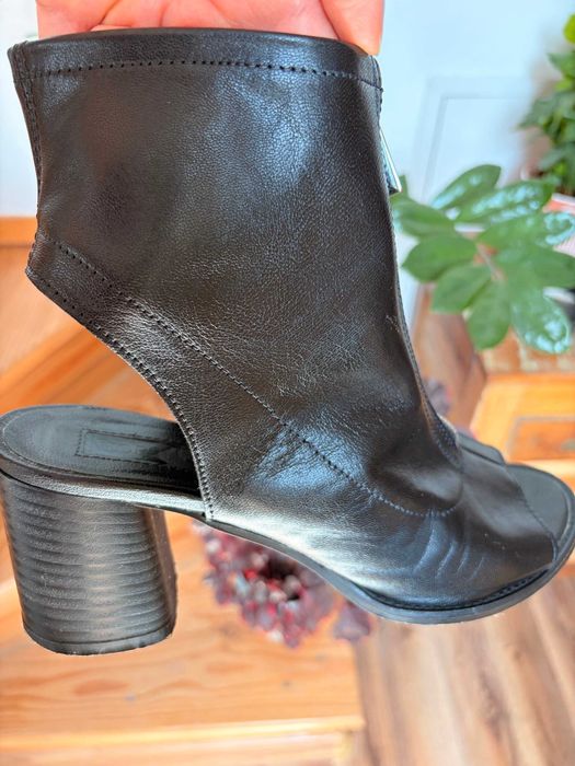 Wysokie sandały Open Toe Boots, rozm. 39