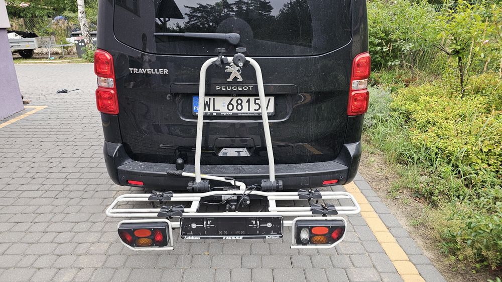 Niemiecki bagażnik rowerowy dwa rowery