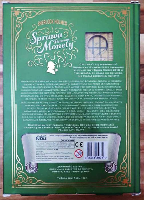 Sprawa Bezcennej Monety - Sherlock Holmes - Professor Puzzle