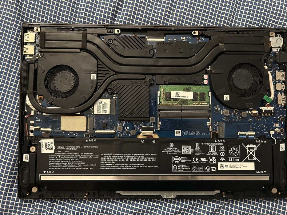 HP Omen 16-c0003np (AVARIADO)