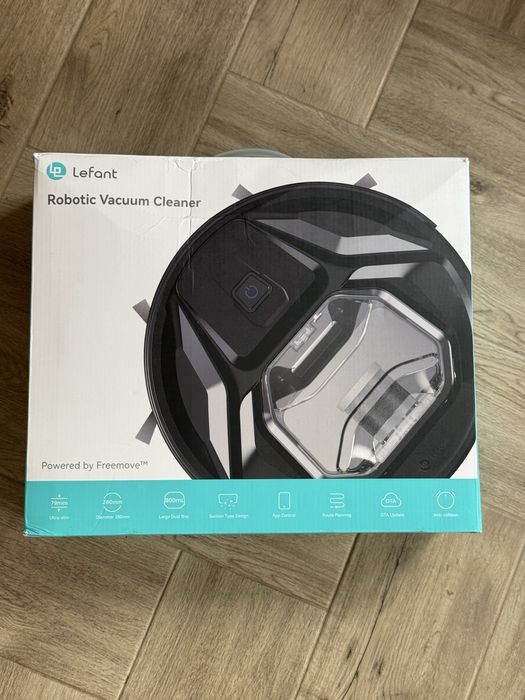 Робот-пилосос Lefant M320 3-в-1 (сухе + вологе прибирання, 6000 Па)