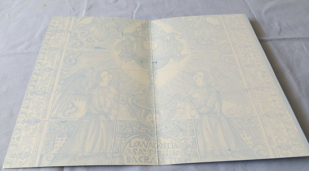 Postais Antigos Azulejos Arte Sacra - Medida  Postal : 21 X 13,5 cm