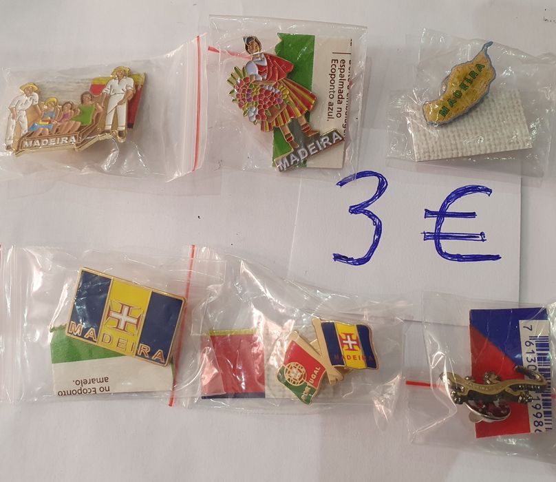 Pin de coleção alusivos à ilha da Madeira