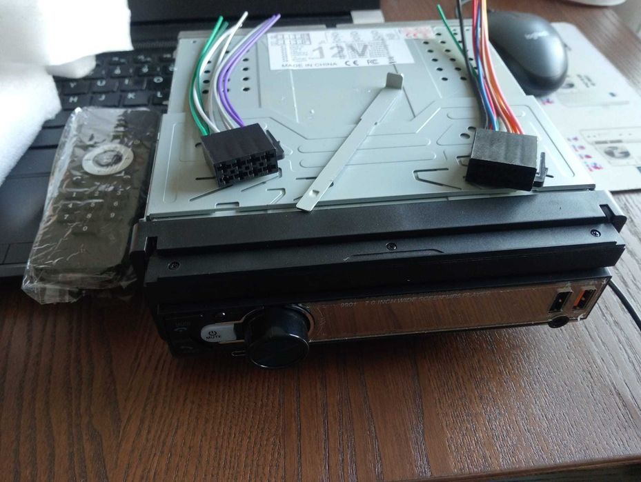 Autorrádio 7" Retrátil Podofo 2025 - CarPlay/Android Auto - NOVO