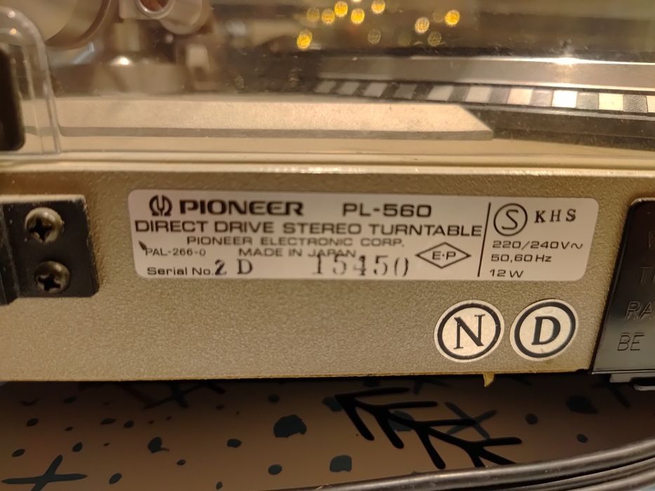 Gramofon pioneer pl560 stan bdb micro seiki dd1