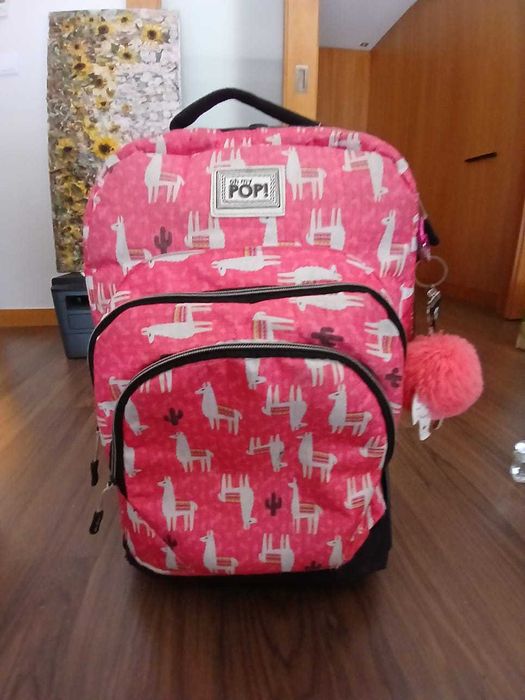Mochila Oh My Pop lamas com trolley