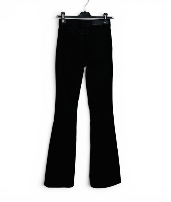 Spodnie Jeansy Flare Wysoki Stan XS