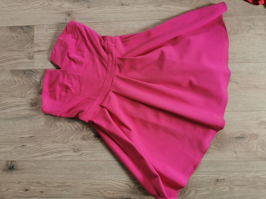 Sukienka gorsetowa mohito 40 L różowa biskupia