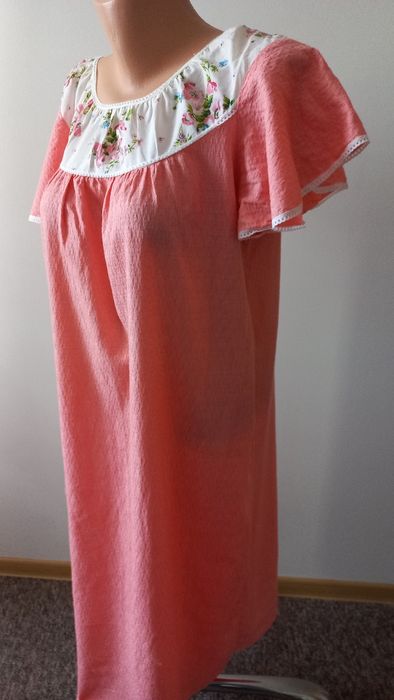 44/46 100 % bawełny, koszula nocna, kwiaty