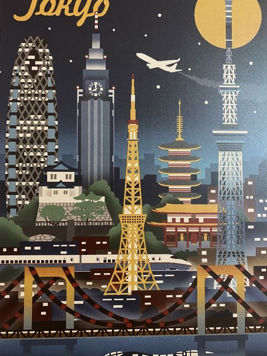 TOKYO | Placa Metalica Decorativa (nova)