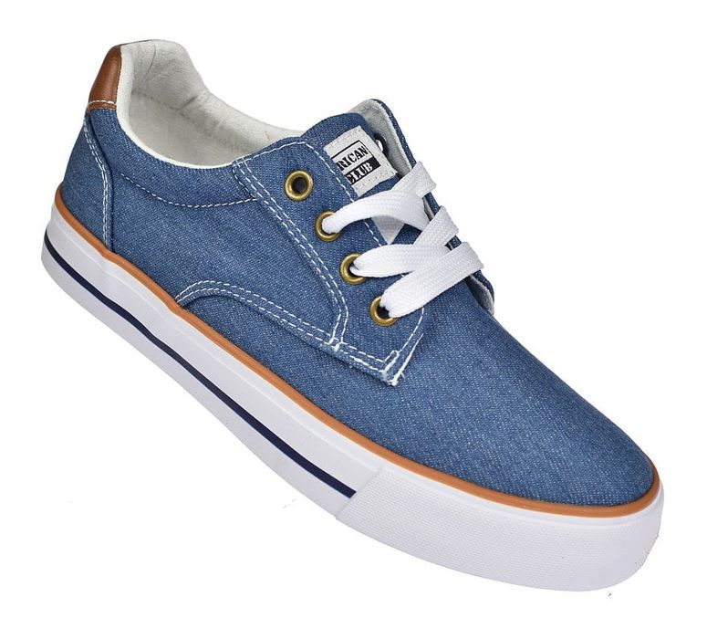 Trampki jeansowe LH124 sneakersy tenisówki lekkie rozmiar: 39