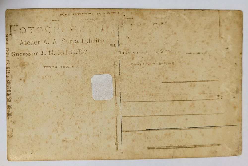 Postal Fotografia dama antiga