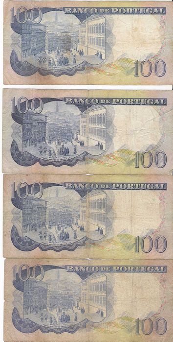 Notas 100 escudos Camilo Castelo Branco -1965