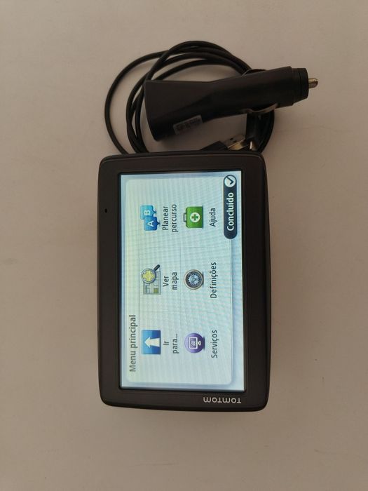 GPS tomtom via mapa ibérico