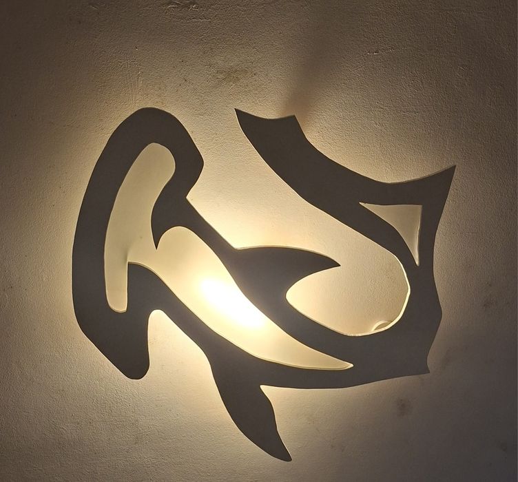 Armação candeeiro de tecto tubarão martelo