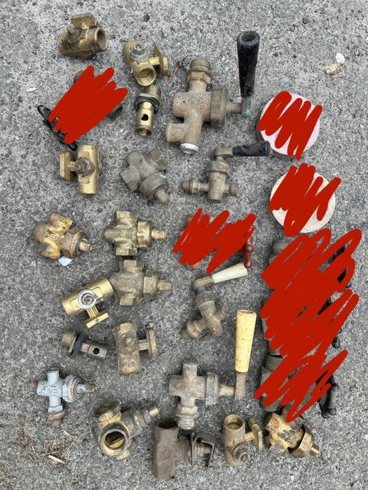 кран задвижка латунный