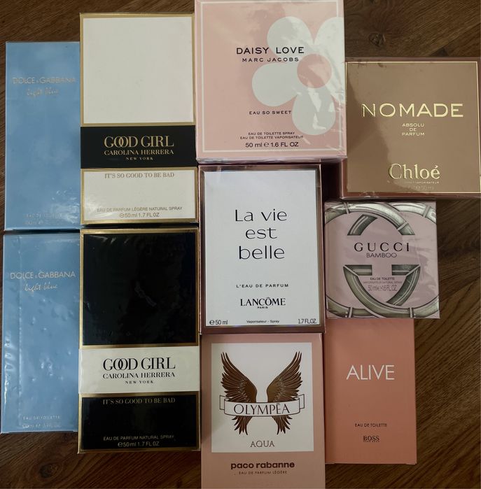 Carolina Herrera| D&G |Gucci | Chloe | Paco rabanne | Marc Jacobs