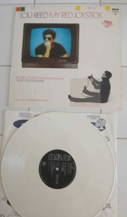 Lou Reed  - My Red Joystick 12" Vinil branco