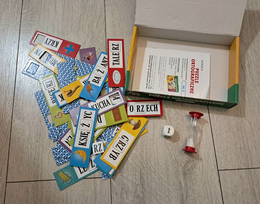 Gra edukacyjna "Puzzle ortograficzne"