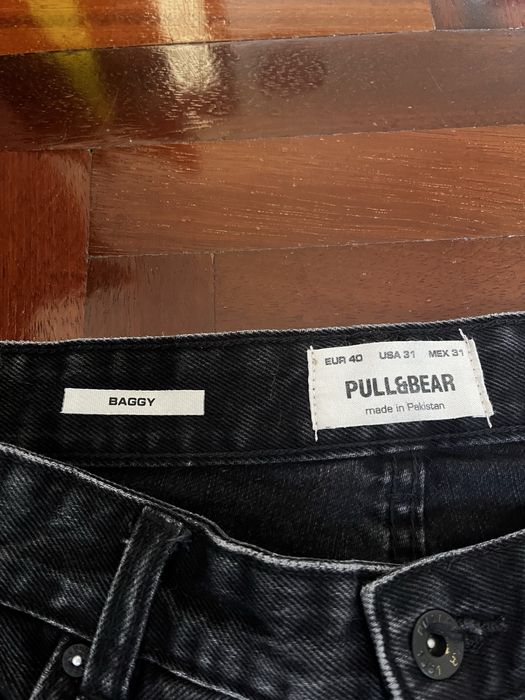 Calções pretos Pull & Bear