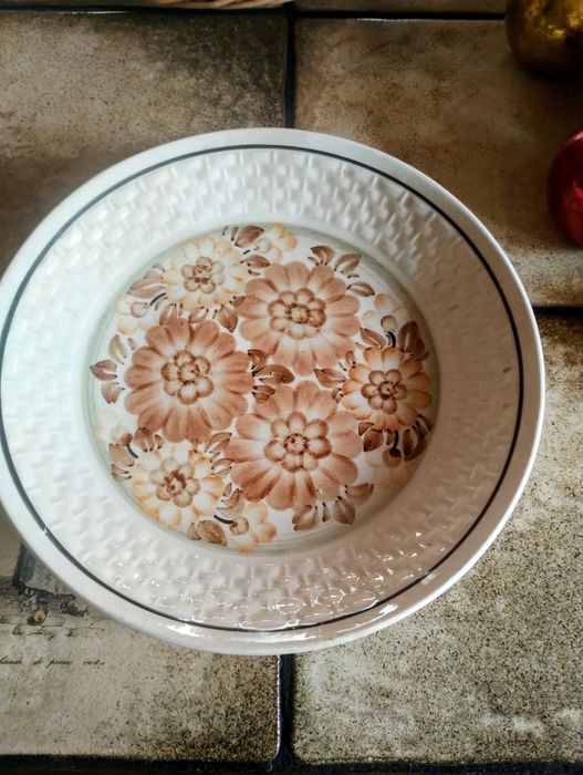 Talerz ozdobny Koło PRL