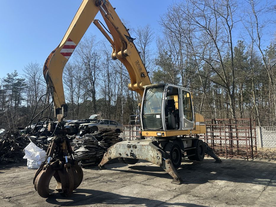 Koparka kołowa Liebherr A 316 Litronic – 2004 r. – chwytak + łyżka